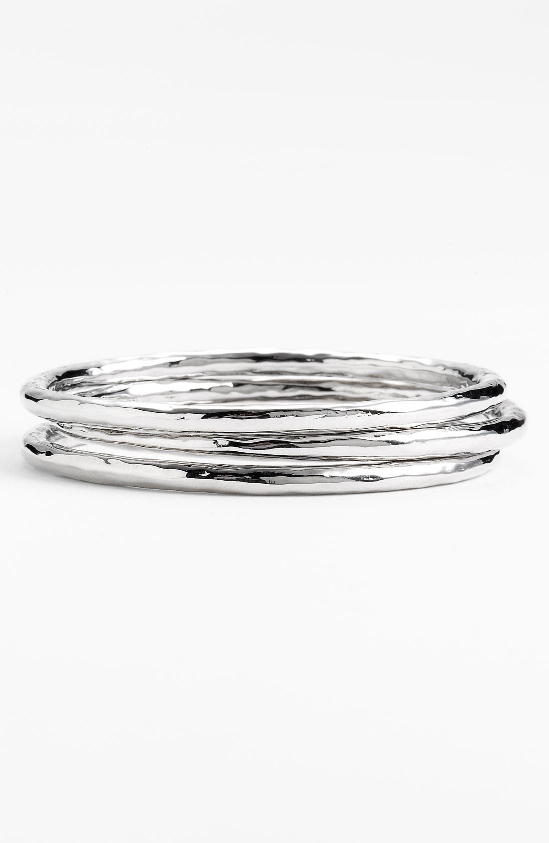 Nordstrom Hammered Bangles (Set of 3) Nordstrom