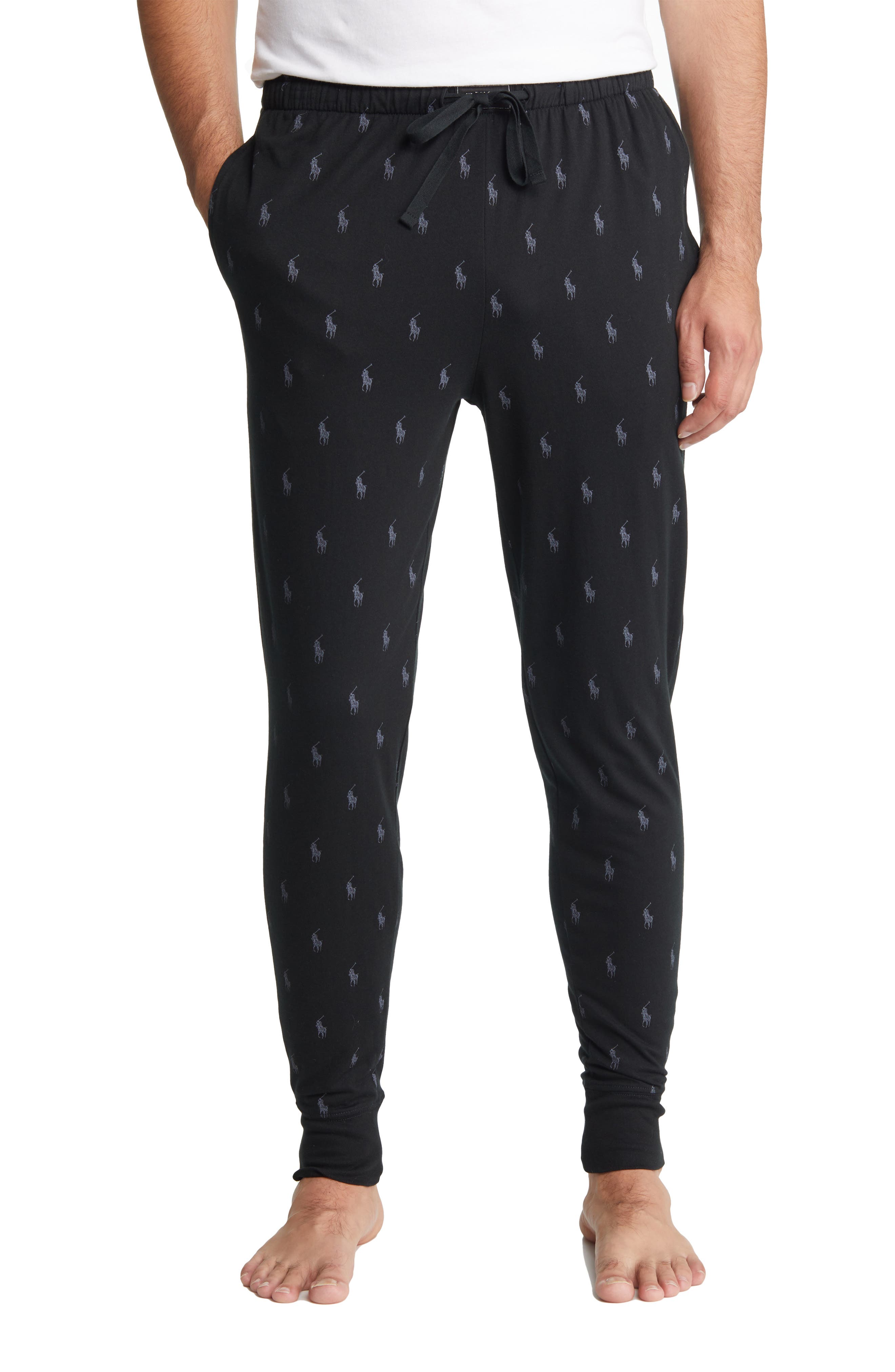 polo ralph lauren pony print lounge pants