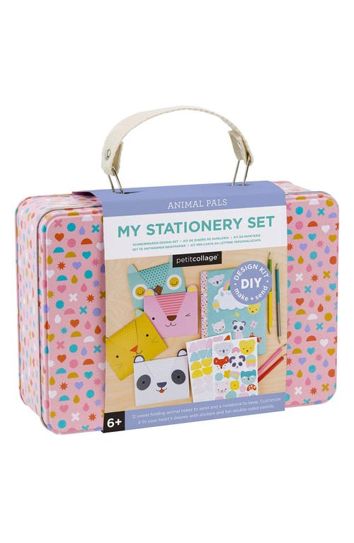 Chronicle Books Animal Pals My Stationery Set in Pink Multi at Nordstrom