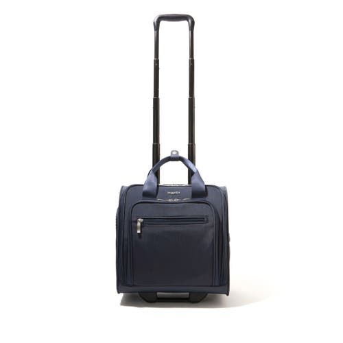 Baggallini 2 Wheel Underseater Carry On Luggage In French Navy