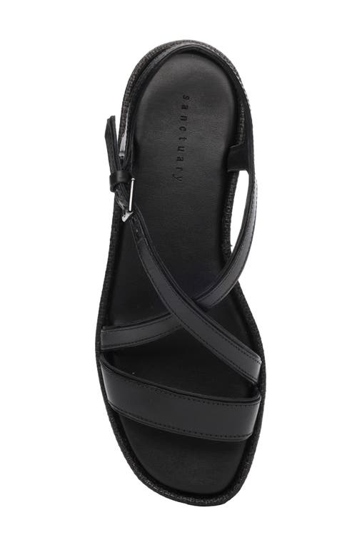 Shop Sanctuary Define Platform Sandal In Black/black