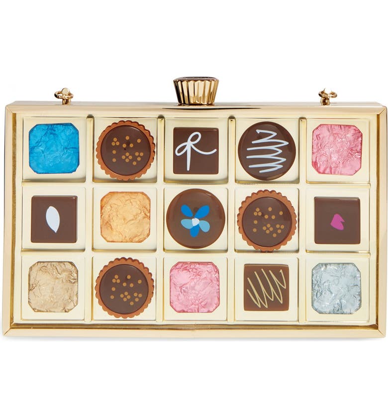 Kate Spade New York Creme De La Creme Chocolate Box Clutch