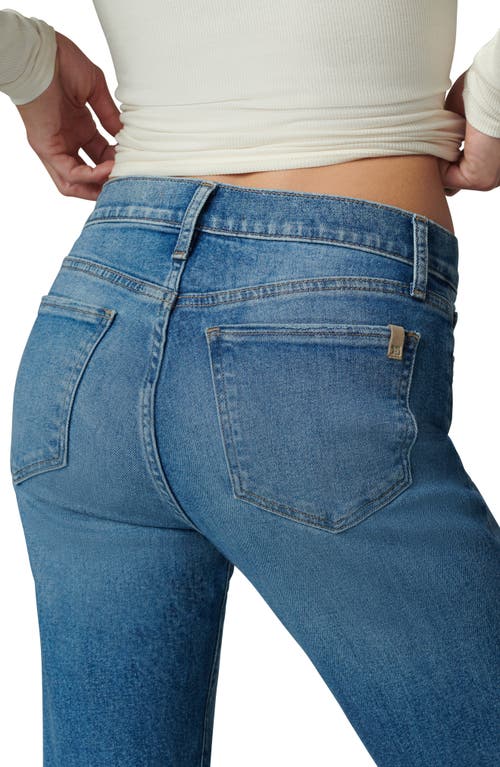 Joe's The Callie Raw Hem Crop Bootcut Jeans In Carpe Diem