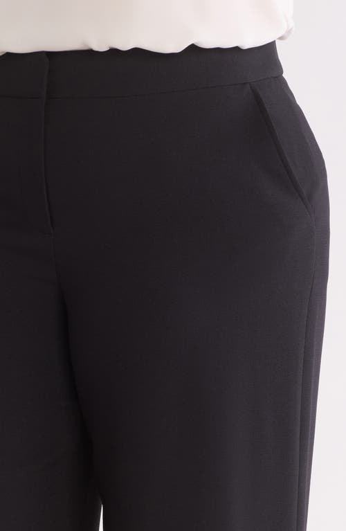 Tahari Asl Wide Leg Pants In Black