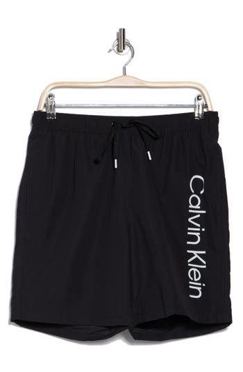 Shop Calvin Klein 7" Core Volley Shorts In Black