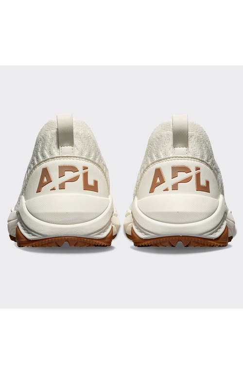 Apl Athletic Propulsion Labs Techloom Traveler Slip-ons In Ivory/tan