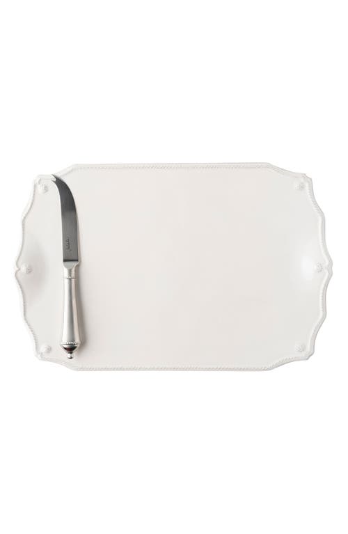 Juliska Berry and Thread Serving Board & Knife in Whitewash at Nordstrom