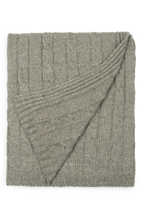 Luxury Sweater Knit Throw