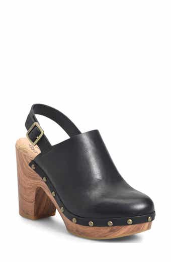 Boc top slingback clogs