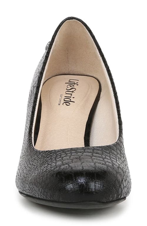 Shop Lifestride Parigi Pump In Black Crackle