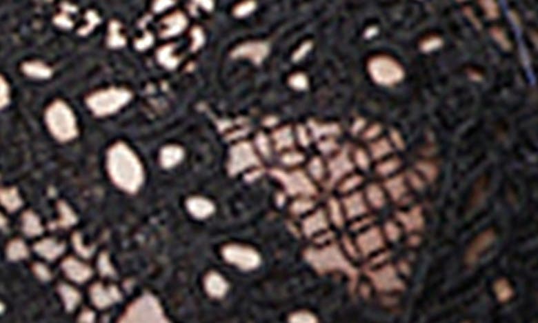 Shop Simone Perele Mystic Underwire Embroidered Mesh Demi Bra In Black