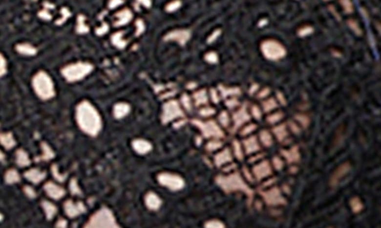 Simone Perele Mystic Underwire Embroidered Mesh Demi Bra In Black