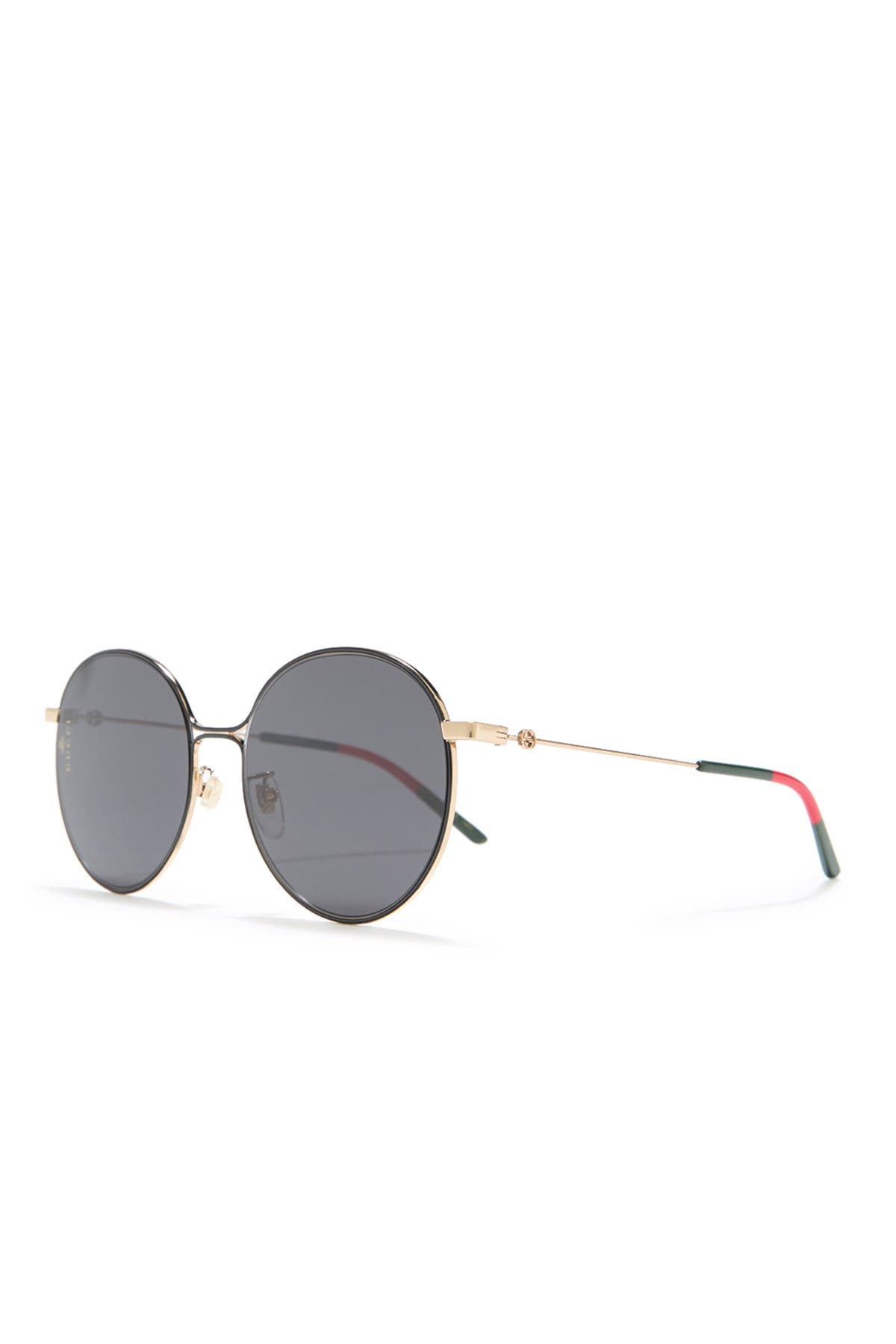 gucci modified round 56mm sunglasses