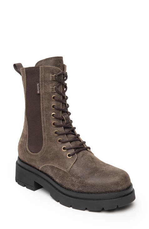 Brown Platform Boots (7 US)