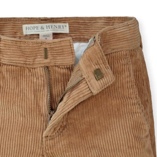 Hope & Henry Boys' Organic Corduroy Pant, Kids In Medium Brown