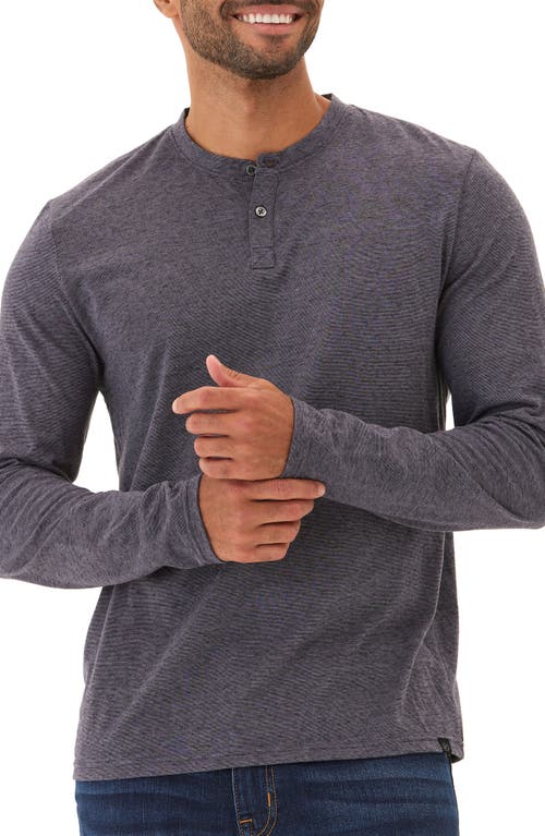 Shop Threads 4 Thought Braeden Slub Long Sleeve Henley In Zinc