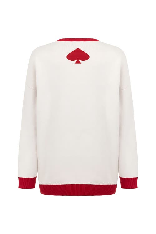NOCTURNE NOCTURNE LOGO PRINTED KNIT SWEATER 