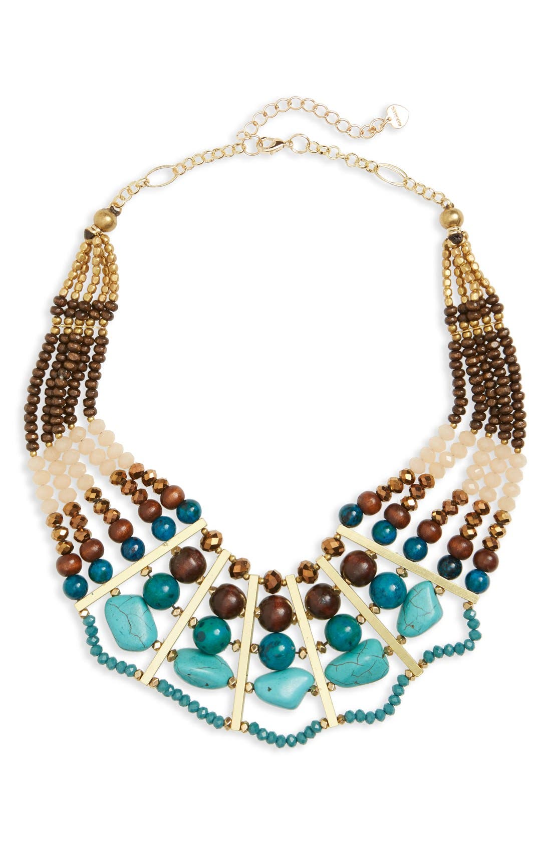 Nakamol Design Beaded Bib Necklace Nordstrom