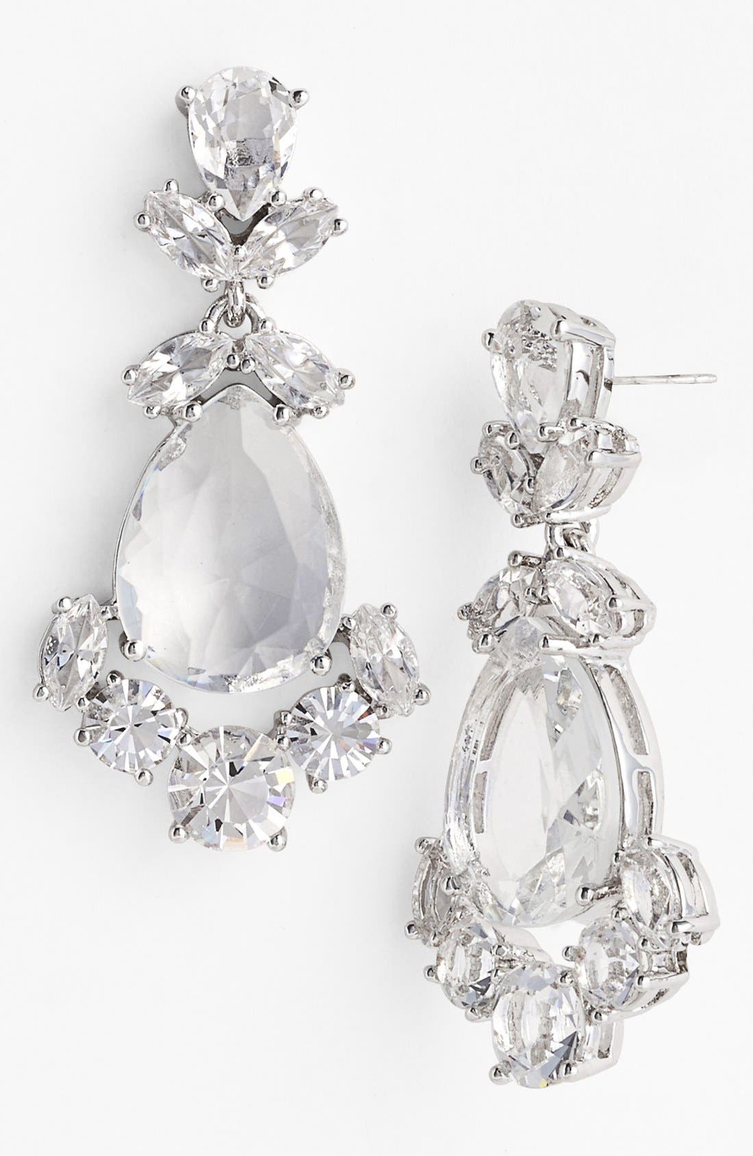 kate spade new york crystal drop earrings Nordstrom