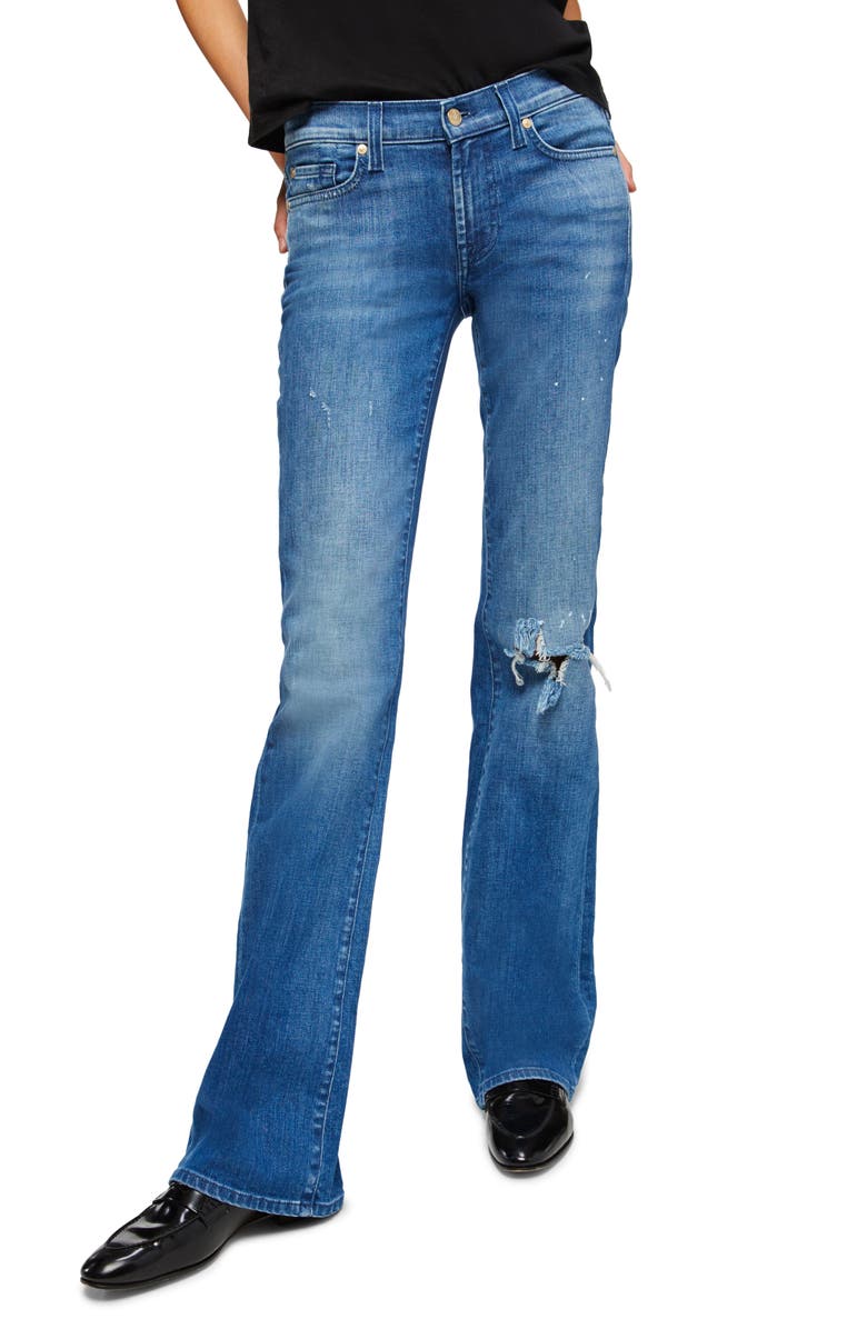 Kurv Martin Luther King Junior Fange 7 For All Mankind Ripped Original Bootcut Jeans | Nordstrom