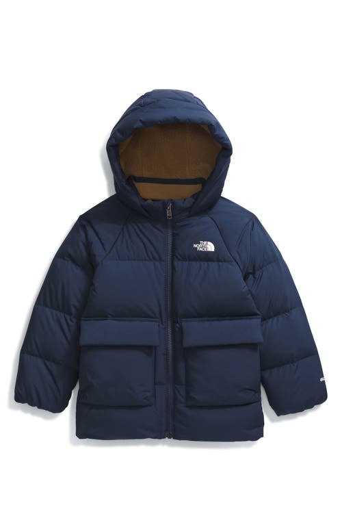 The North Face Kids' North Down Fleece Lined Parka In Summit Navy