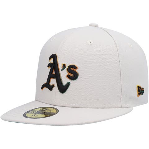 Men's New Era Purple Oakland Athletics Lime Side Patch 59FIFTY Fitted Hat