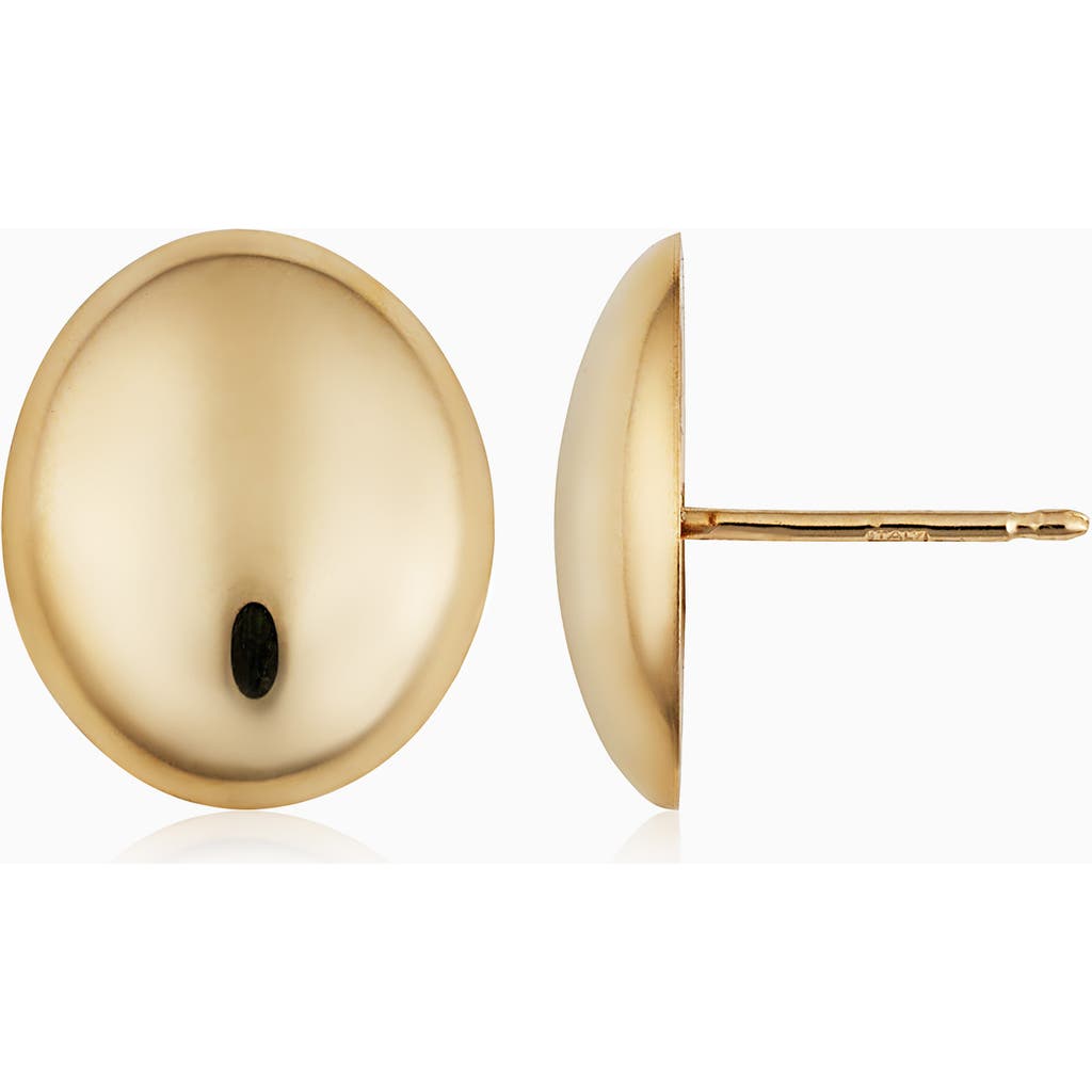 Oradina 10k Yellow Gold High Society Studs In Yellow Gold