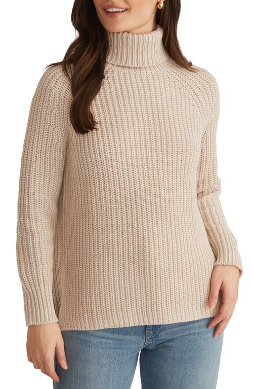 525 Stella Cotton Turtleneck Sweater In Wheat