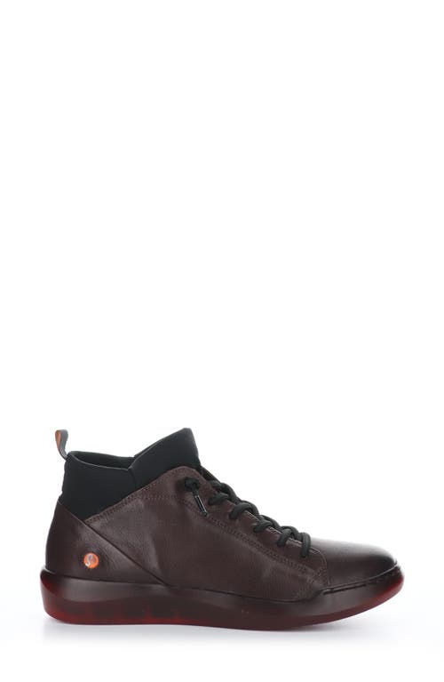 Shop Softinos By Fly London Biel Sneaker In 027 Wine/black Smooth