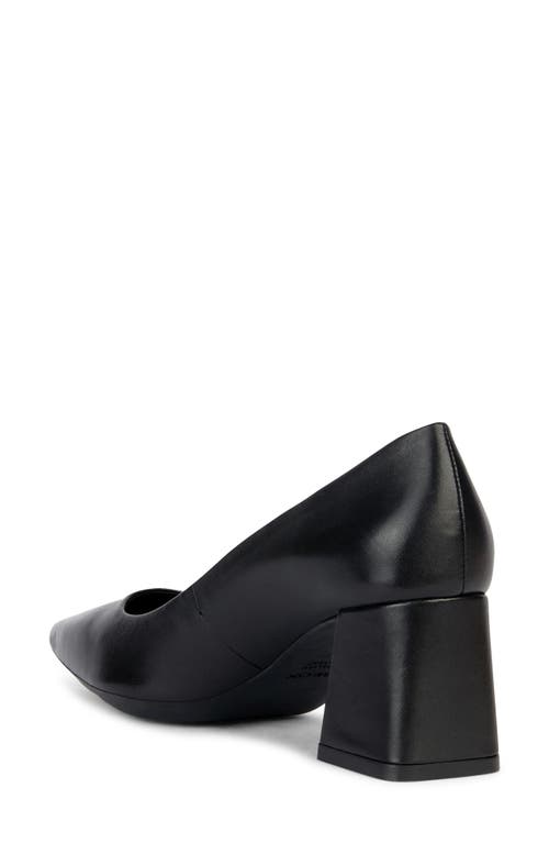 Shop Geox Giselda Block Heel Pump In Black Black