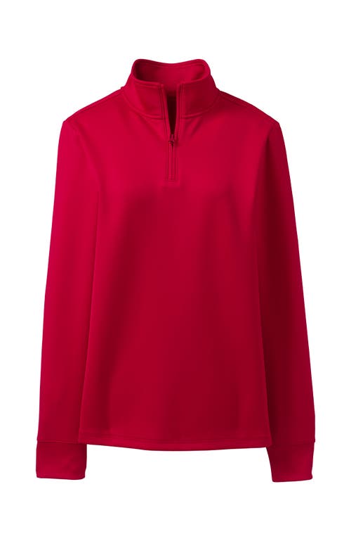 LANDS' END LANDS' END SCHOOL UNIFORM QUARTER ZIP PULLOVER