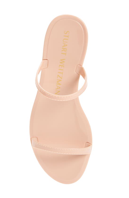 Shop Stuart Weitzman Sawyer Slide Sandal In Poudre