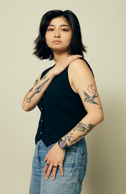 Nixon The Time Teller Bracelet Watch, 37mm In Gunmetal/blackberry/gold