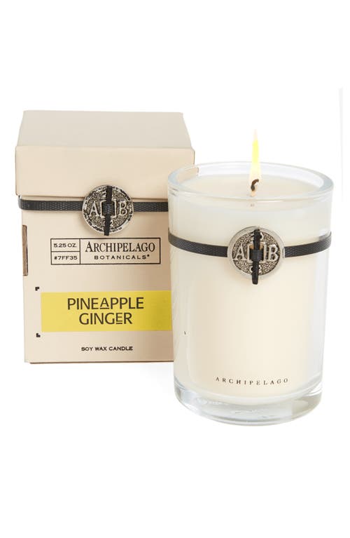 Archipelago Botanicals Signature Soy Wax Candle in Pineapple Ginger at Nordstrom