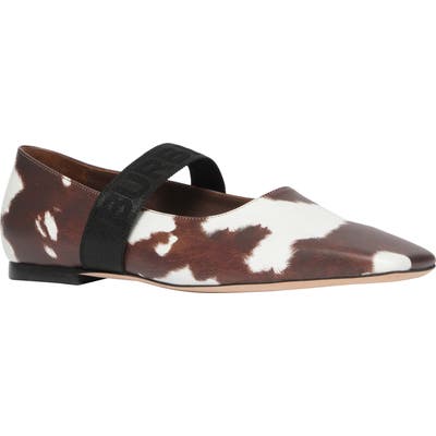 Burberry Pennine Mary Jane Flat, Brown