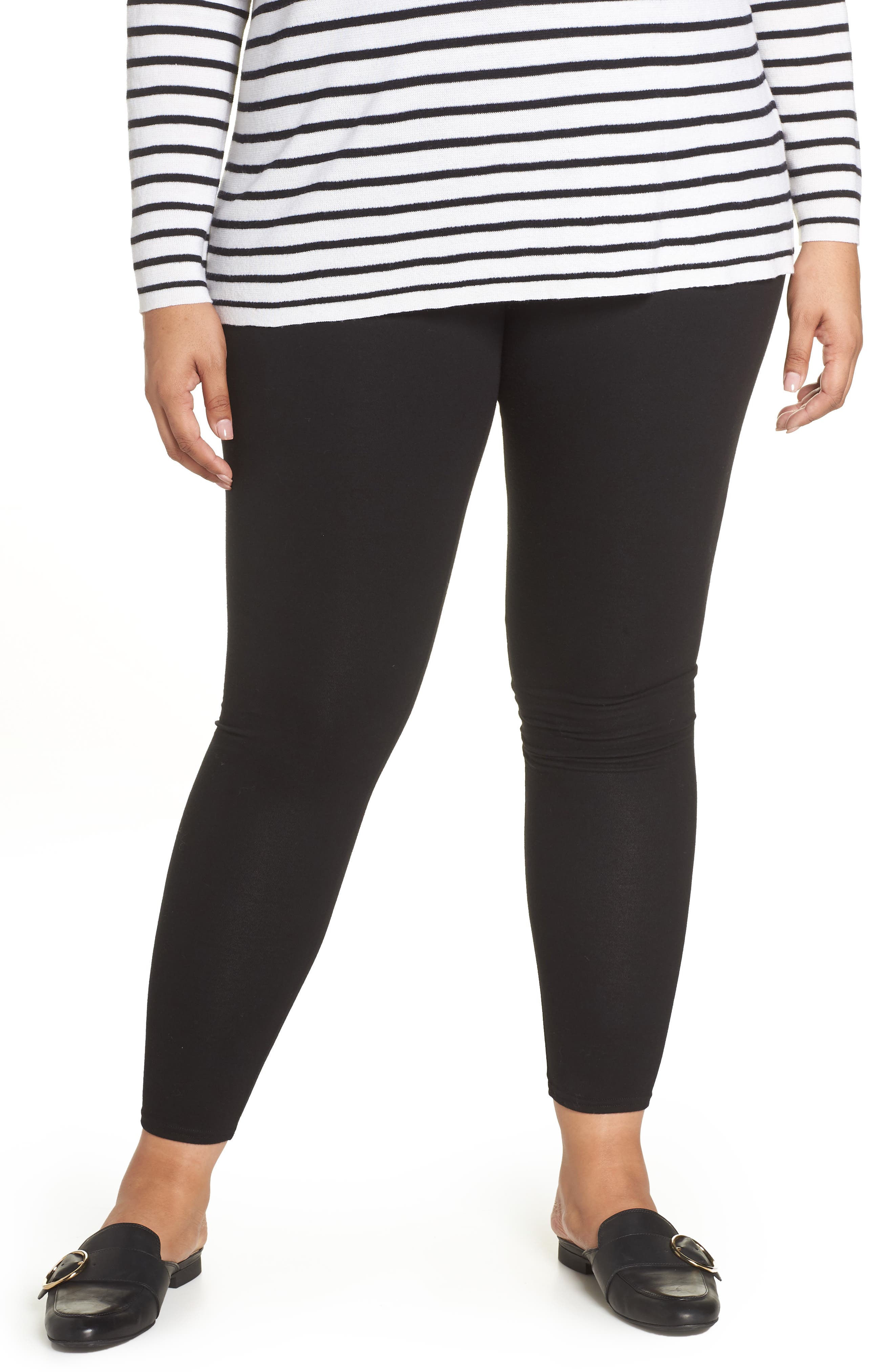 Plus Size Nordstrom Go-To High Waist Leggings, Black