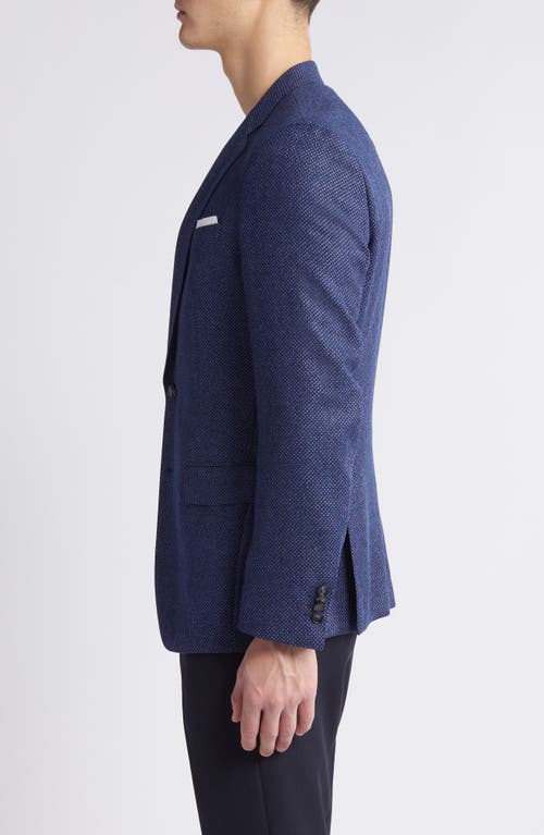 Shop Hugo Boss Boss Hutson Textured Sport Coat In Navy