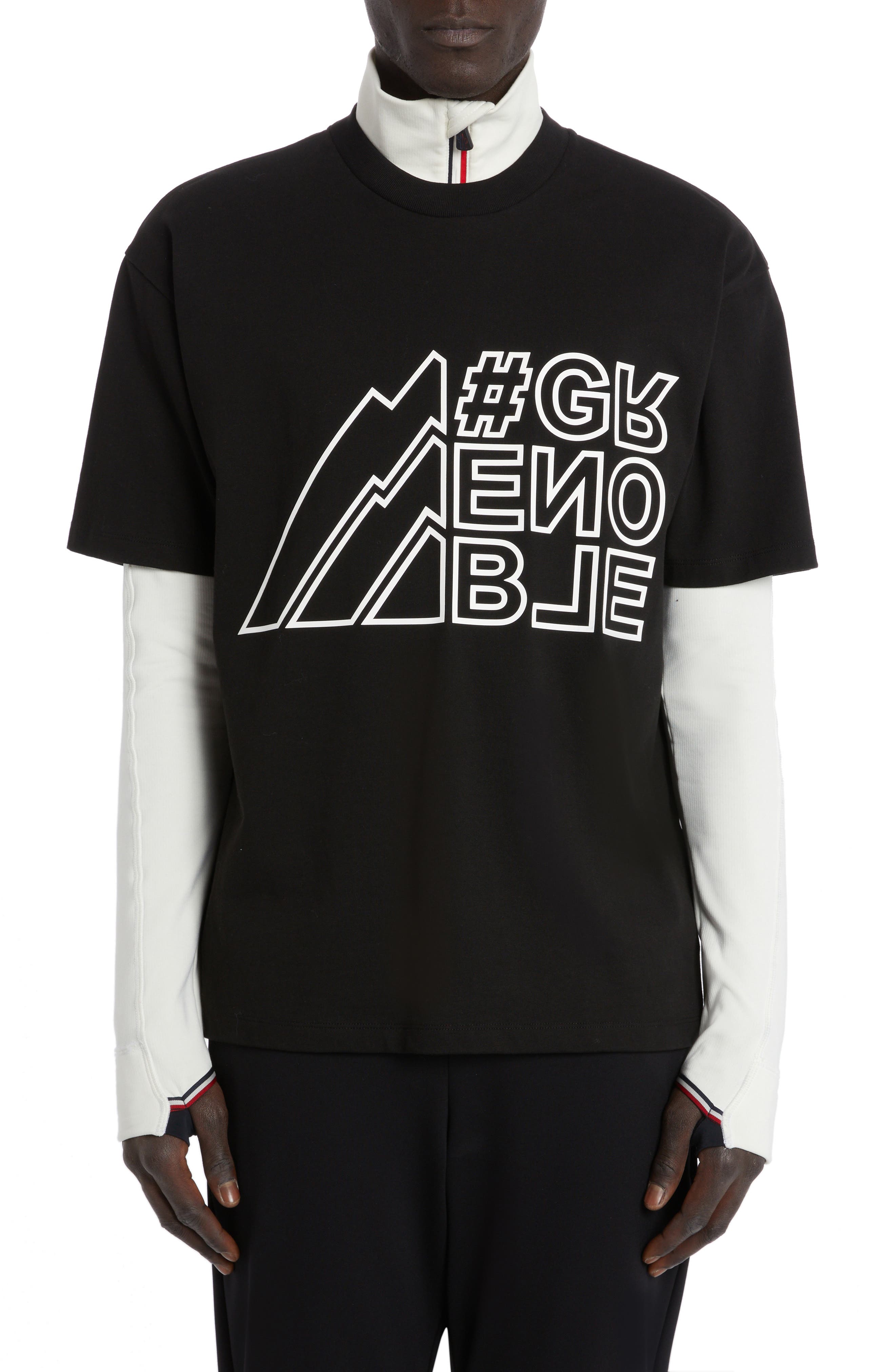 moncler mountain logo t shirt
