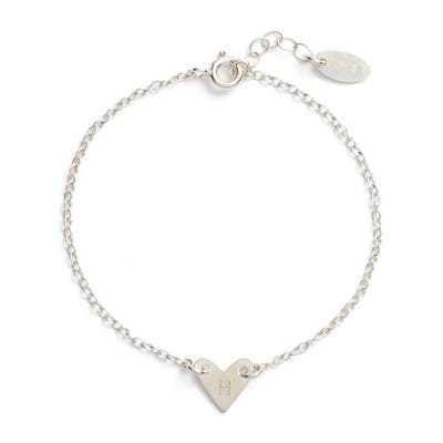 Nashelle Initial Heart Bracelet