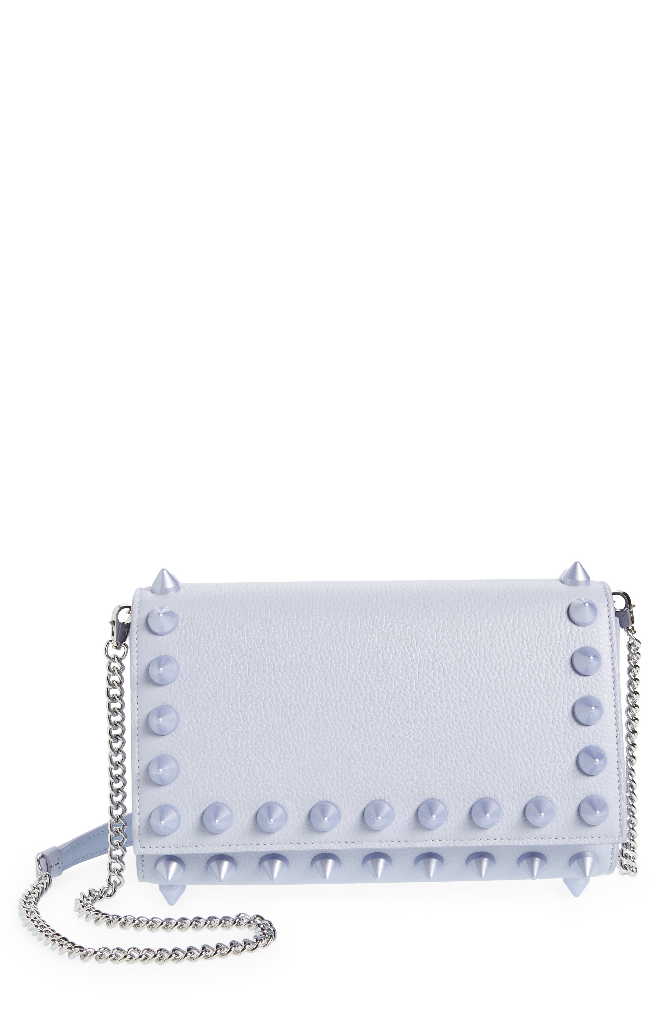 Christian Louboutin Paloma Chain Clutch - White Crossbody Bags