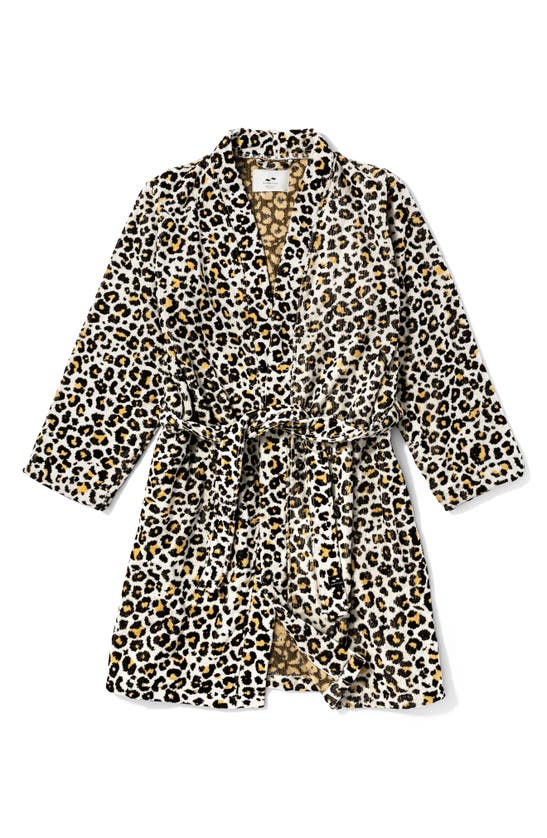 Slowtide Lakers Cheetah Print Robe In Natural