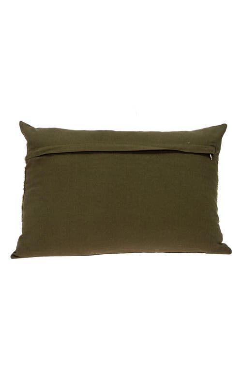 Parkland Collection Misty Decorative Accent Pillow In Olive