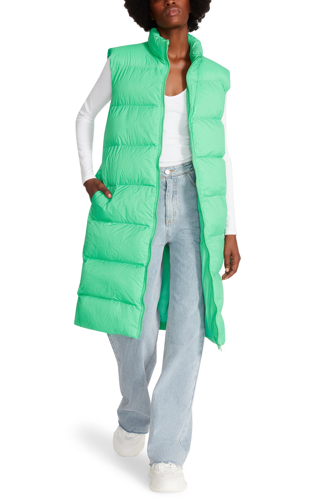 steve madden puffer vest