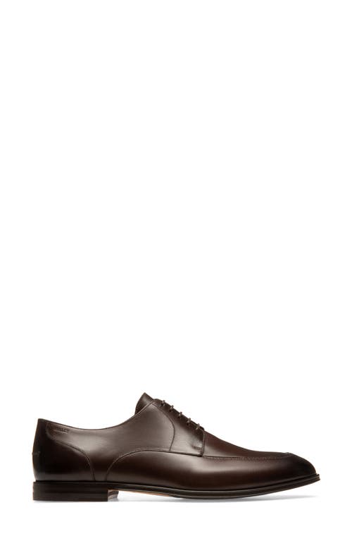 Bally Wedmer Apron Toe Derby in Coffee Leather