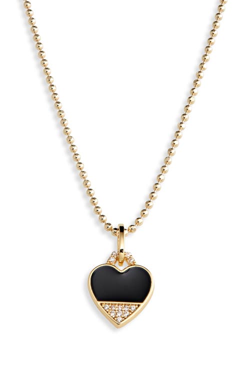 Heart Pendant Necklace in Gold