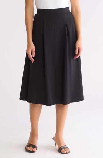 Renee C Poplin Midi Skirt Nordstromrack