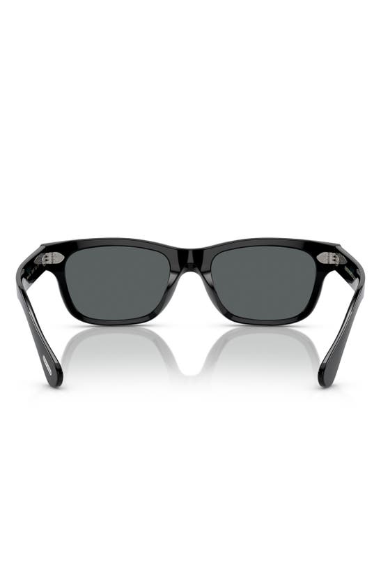 Shop Oliver Peoples Rosson Sun 53mm Gradient Polarized Square Sunglasses In Black Polarized
