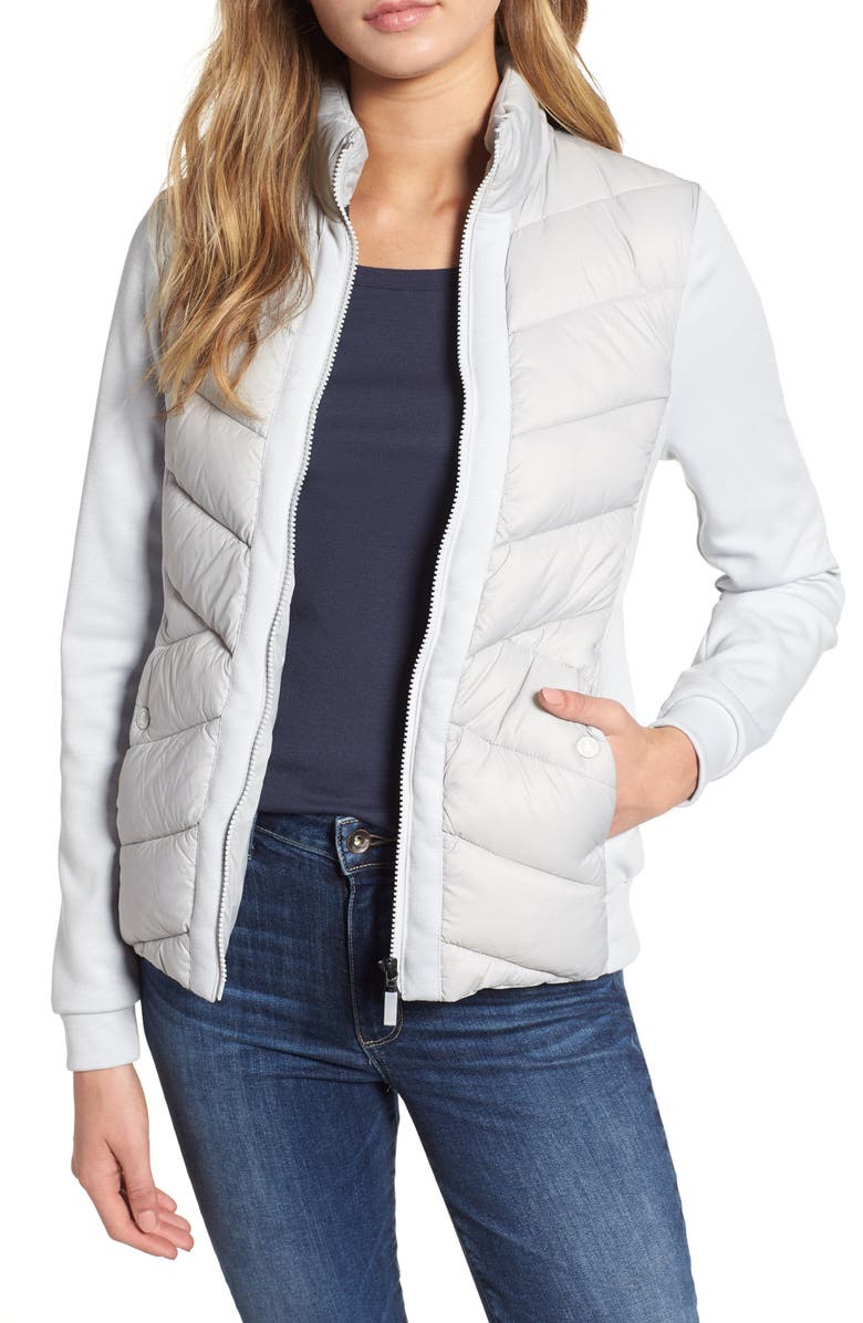 Barbour Hirsel Chevron Quilted Sweater Jacket | Nordstrom