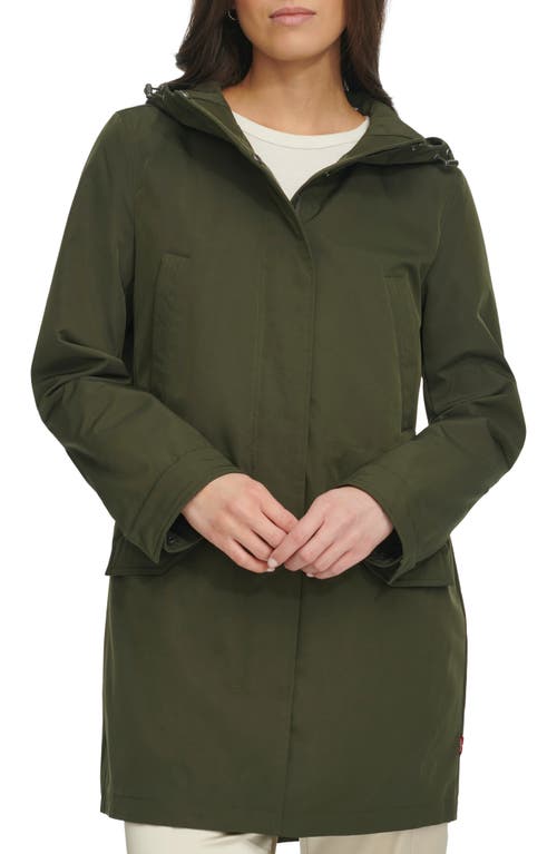 levi's Techy Water Resistant Fishtail Hem Hooded Jacket at Nordstrom,