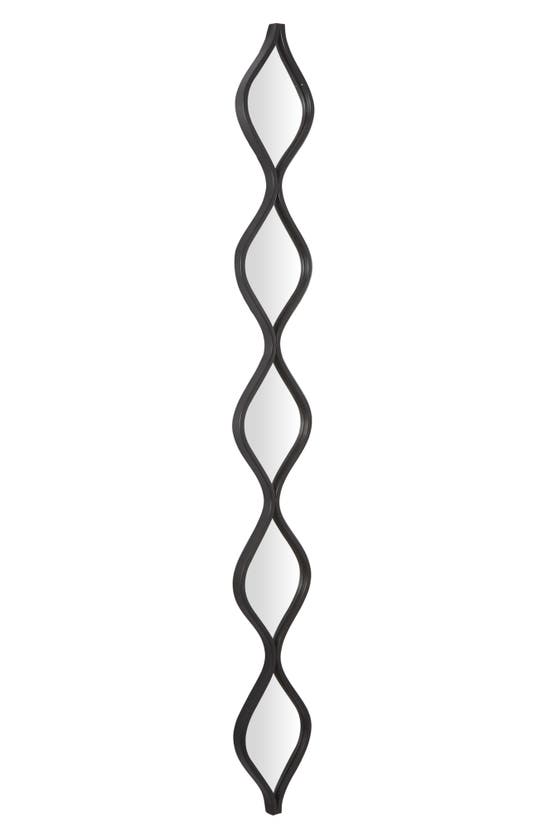Vivian Lune Home Geometric Wall Mirror In Black